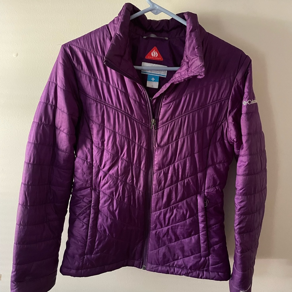 Columbia Girls Omni Heat Insulated Winter Puffer Jacket Size Medium